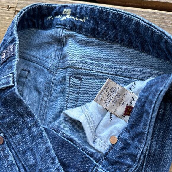 7 For All Mankind Dark Wash Jeans - Picture 3 of 3